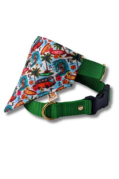 UTDpet Palm Beach Dog Collar with Scarf