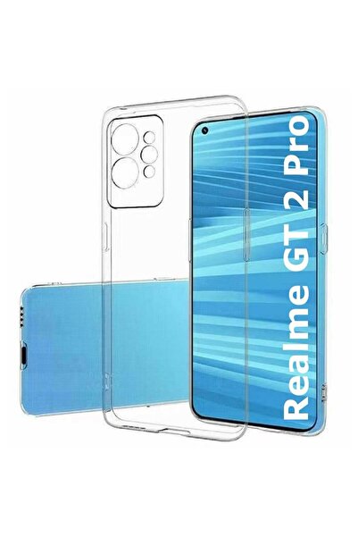 Gpack Realme GT2 Pro 5G Kılıf Süper Silikon Kamera Korumalı Şeffaf Renksiz
