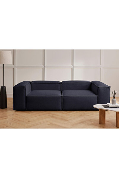 ERİZA Relax Soft 2 Modül Koltuk (Lacivert) Keten 560