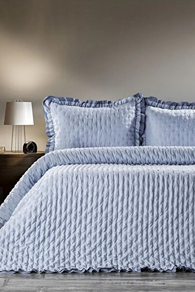 ZEBRACASA LIMA INDIGO SINGLE BED CLOTH SET