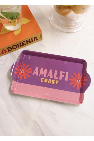 The Mia AMALFİ PURPLE MINI TRAY 24X14CM