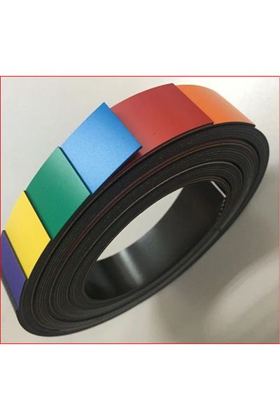 Hdg Μαγνητική ετικέτα ραφιού 2 μέτρων πλάτος 20 mm - πάχος 0,6 mm ΚΙΤΡΙΝΟ