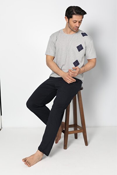 Ayans Pijama Summer Cotton Combed (single jersey) Men's Pajama Set