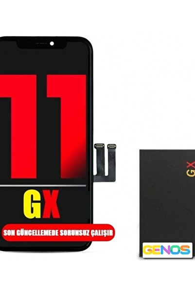 Genos Apple iPhone 11 Lcd Ekran Dokunmatik Siyah Oled Gx Marka