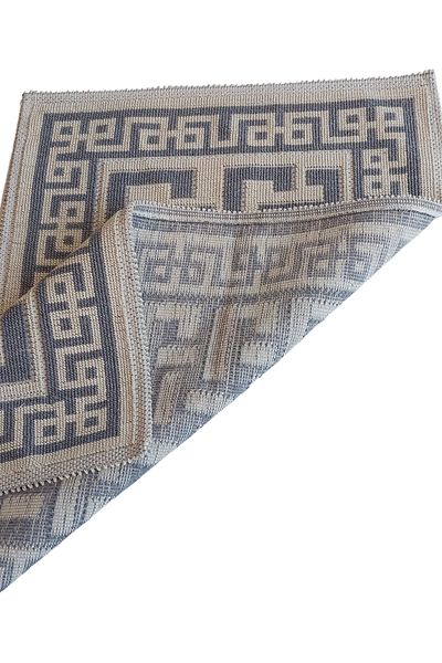 ALANUR Eko Cotton Bukle Μπάνιο 2 τεμαχίων Σετ Τουαλέτας Domino Grey
