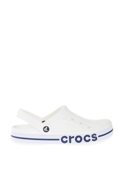 Crocs شبشب أبيض/كحلي للجنسين قبقاب Bayaband