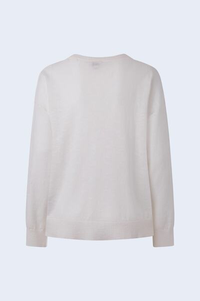 Pepe Jeans Svetr pro ženy/dívky bílý