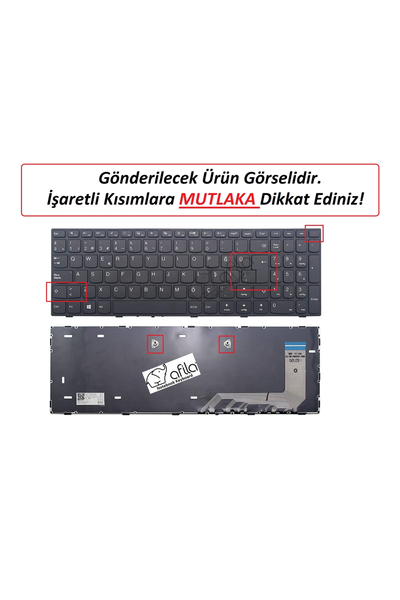 LENOVO TH-Lenovo 5N20L25889,5N20L25926,5N20L25927 Klavye (Siyah TR) Ver.1