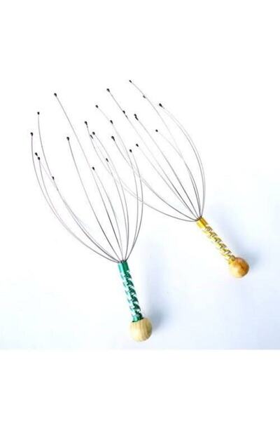 Acousticworld Kafa Masaj Aleti Baş Boyun Kafa Masaj Saç Kaşıma Teli 1 Adet