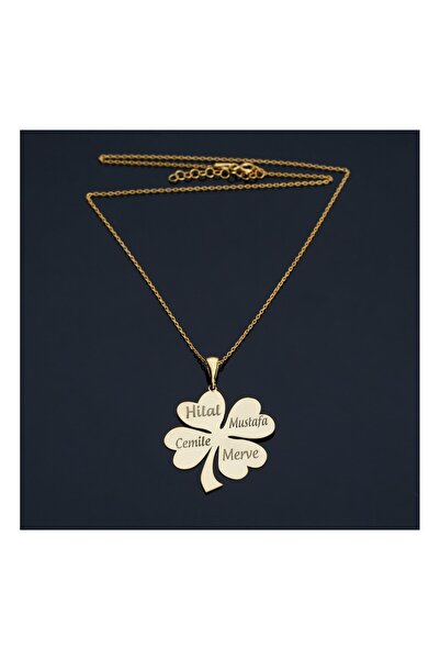 Şimal Silver Dört Yaprak Isimli Kolye