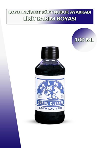 Dopar Bağcık Miky Koyu Lacivert Süet Nubuk Likit Ayakkabı Bakım Boyası 100 ml Set