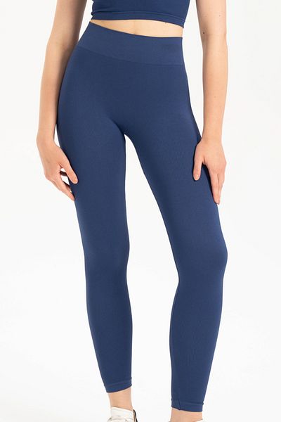 Formeasy Women's High Waist Seamless Ribbed Recovery Sports Leggings 9001