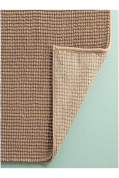 English Home Χαλάκι μπάνιου Paige Polyester Pasta 50 x 80 cm Καφέ