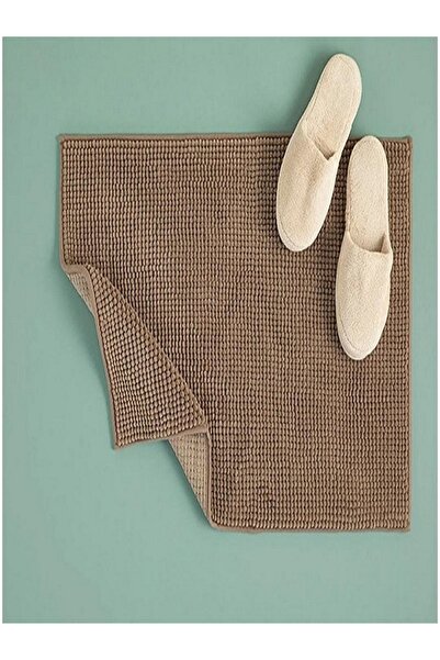 English Home Χαλάκι μπάνιου Paige Polyester Pasta 50 x 80 cm Καφέ