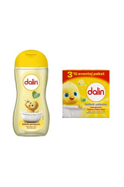 Dalin 200ml Classic Baby Shampoo and 3-Pack Soap - for Sensitive Skin