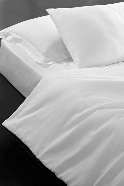 MEŞELİ TEKSTİL Double Hotel Bed Sheet 62 Wire 240x280