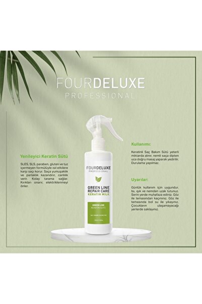 FourDeluxe Green Line Repair Care Keratin Milk