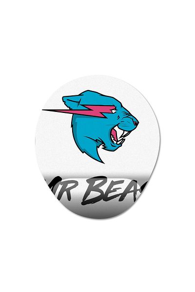 Pixxa Κύριος. Σετ μπλουζάκι και Mousepad Beast 100% Cotton Crew Neck