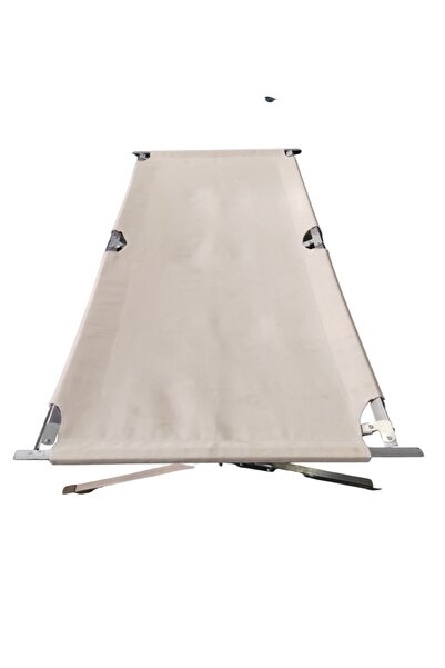 saran branda Katlanır Kampet Kamp Yatağı Yatak Kolon Takviyeli Sağlam Yatak K...