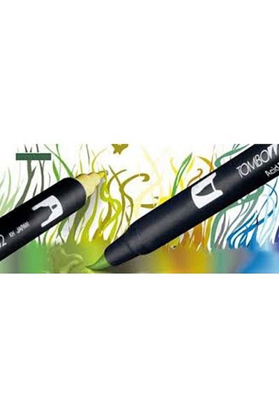 Tombow Ab-t Dual Brush Pen Grafik Kalemi Lemon Lime 131