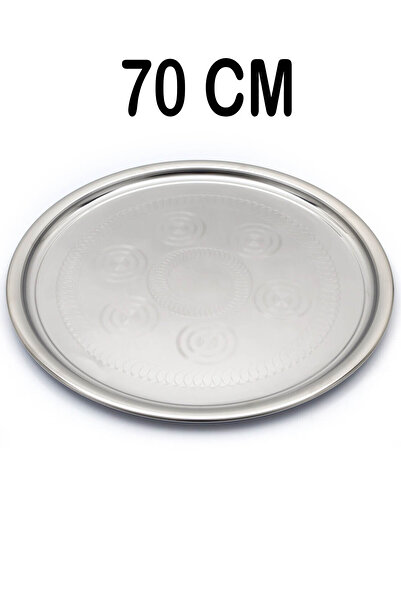 Tiesa Home 70 Cm Stainless Steel Tableware Kitchen Tray