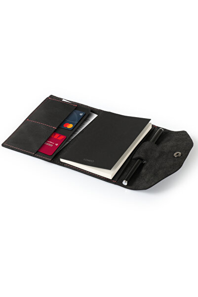 LONDO Small Size Genuine Leather Organizer Notebook
