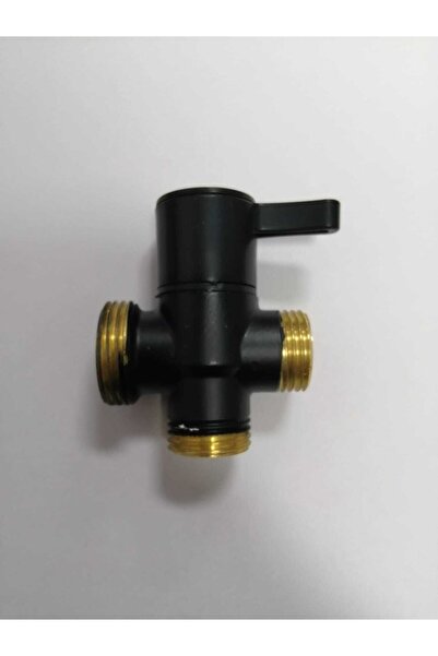 Nehir Siyah Robot Duş Seti Yönlendirici Musluk 3/4x1/2x1/2