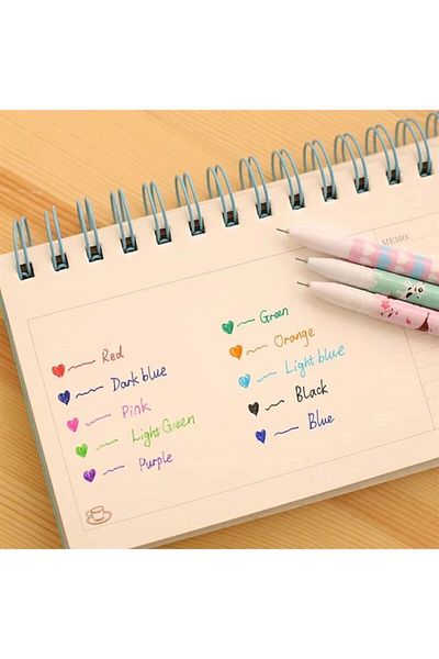 Behappycraft by Woohoobox Pack of 10 Unicorn and Flamingo Design Ballpoint Pens