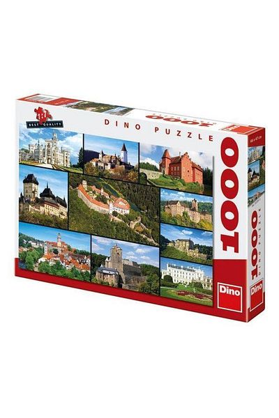 Dino Puzzle Castles, Dino 1000 Piece Puzzle
