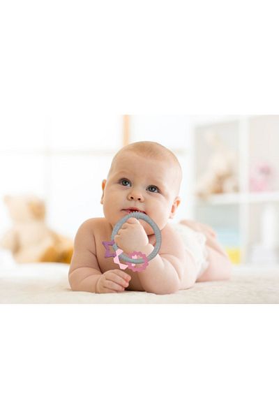 Babyjem واقي الفم الدائري من السيليكون