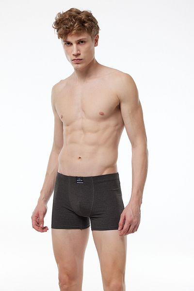 Malabadi Ανδρικό Anthracite Cotton Elastane Boxer 1m074