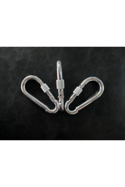 BORAN TİCARET Carabine cu filet de 8 mm, 50 de bucăți (cârlige de alpinism cu...