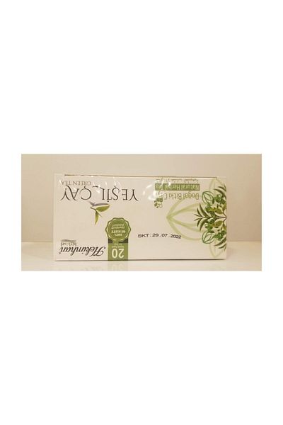 hekimhan bitkisel Green Tea 20-Piece Filtered Bags