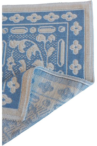 ALANUR Eco Cotton Curl Bath 2 τεμαχίων Σετ Τουαλέτας Ivy Blue