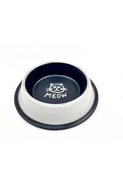 PLAYFULL Figured Steel Food and Water Bowl 16 Oz