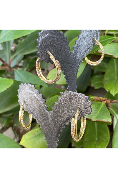 DİLEK KUYUMCULUK Halka dorika küpe