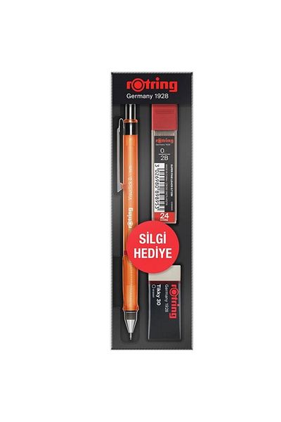 Rotring School Kit: Visuclick + Orange Min Eraser 0.5mm Ro-Vk05-Orange