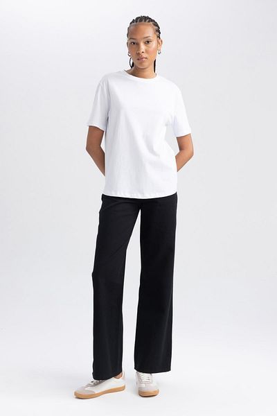 DeFacto Футболка з коротким рукавом 100 бавовна Tisort Regular Fit