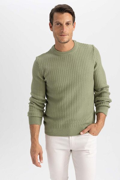 Khaki sweater top mens