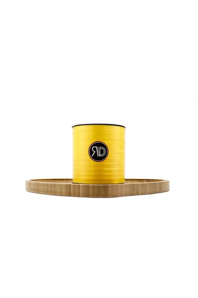 reprodesign Matte Raffia Rope Yellow Colored 1 Roll
