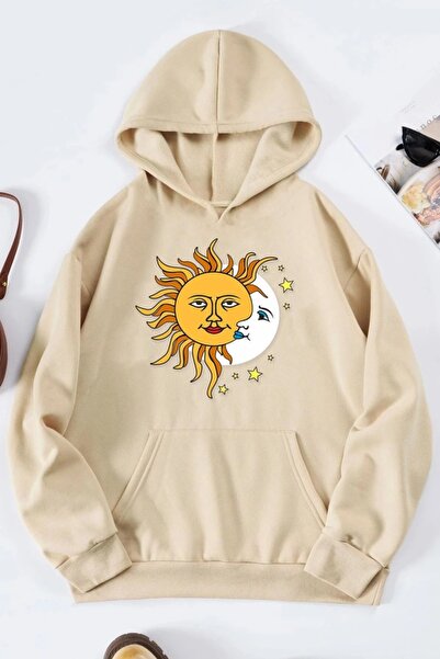 Trend Sizde Unisex Larks' Tongues in Aspic printed φούτερ