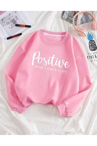 FAVORİST Φούτερ Positive Printed Crew Neck (SOFT).