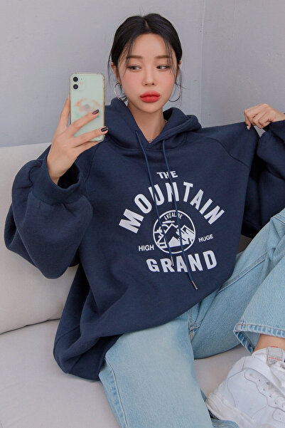 Trend Sizde Hanorac unisex cu imprimeu The Mountain