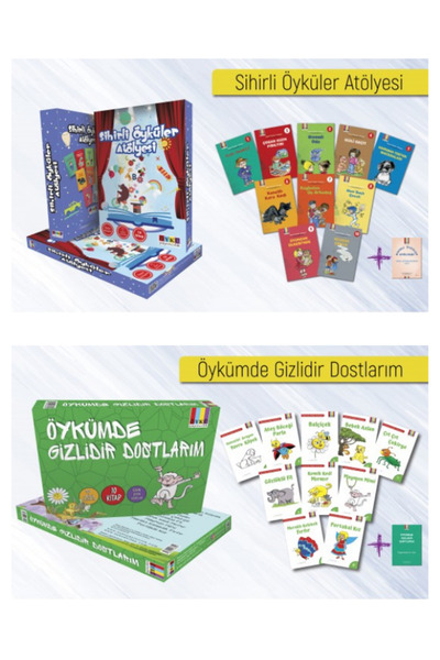 Öykü Yayıncılık Sihirli Öyküler Atölyesi & Öykümde Gizlidir Dostlarım