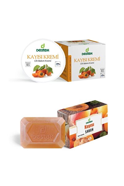 Destek Apricot Extract Cream and Apricot Soap Set of 2