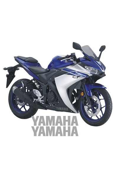 oracall Yamaha r25 lower beard sticker,R25 STICKER,SILVER GRAY STICKER