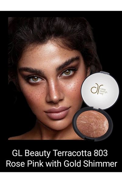 GL Beauty Terracotta Blush 803 Rose Pink With Gold Shimmer