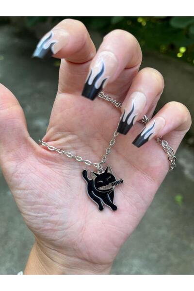 oldskoolbutik قلادة عين القطة اليابانية