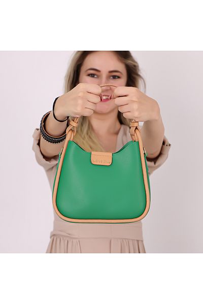 Levidor Women's Bag, Women's Shoulder Bag, Women's Handbag, with Removable Accessories (24x18x7.5cm)