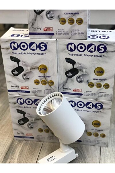 Noas Led Noas 30w Beyaz Kasa Ray Spot Beyaz Işık
